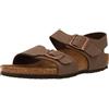 Birkenstock New York - Sandali con Cinturino alla Caviglia Bambino, Marrone (Marron (Mocca)), 24 EU