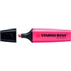 STABILO Set di 10 evidenziatore, Punta smussata Rosso Stabilo Boss