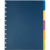 Tul (TM) Custom note-taking System Discbound Tab Dividers, 8 1/2in. x 11 in., Letter size, colori assortiti