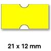 ImpocoWeb - 10 Rotoli Etichette Prezzatrice Made In Italy 21x12 Giallo Fluo Alta Qualità Tipo Gs Gm Per Motex 5500
