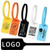 Pobsuier 100 Fascetta di sicurezza Personalizzate Etichetta di Plastica Scrivibile Sigilli per Abbigliamento Scarpe Nome Regalo 300mm