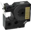 vhbw Cassetta nastro compatibile con Dymo LM640, 5000, 2000, 5500 etichettatrice 7m x 19 mm nero su oro, plastica