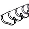 Kopierladen Karnath GmbH Spirale metallica per rilegatura passo 2:1 (23 anelli), nero, 12,7 mm, 100 pezzi, per circa 100 pagine