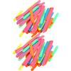 SAFIGLE 100 Pezzi Bastoncini per Costruzione Geometrica in Plastico, Strumento Didattico Versatile e Durevole per Bambini, per Scuola e Asilo Nido, Forme Geometriche e Angoli