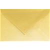 Netuno 25 mini-buste da lettera perlate oro formato C7 8 x 12 cm 110g Sirio Pearl Aurum buste lettera colorate perlescenti piccole eleganti per soldi biglietti da visita busta porta soldi