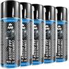 AABCOOLING 5 x AAB Bomboletta d'Aria Compressa 400ml per Pulire Accessori PC, Tastiera, Stampanti, Televisioni, Fotocamere e Altri, Spray Contatti con Tubo di Estensione, Rimozione di Polvere, Compressed Air