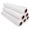 Inoverse Pellicola Estensibile Trasparente a Mano - 6 Rotolo 40 cm/700 g per Mobili e Traslochi, Pellicola da Imballaggio su Rotolo
