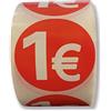 Varias BALSAT Etichette Prezzo 1 € Euro Pack da 1000 Adesivi Rotondi Rossi Adesivo Discesa Prezzo Stickers Sconti Offerta Liquidazione
