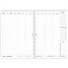 Agendepoint.it Agenda Settimanale 2026 A5, Planner Verticale con Spirale, Formato 15x21cm, Note e Progetti, Copertina Plastificata