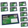 Sunlux Blocco Ricevute Generiche a Duplice Copia - 10 Pezzi x 50 Moduli, Ricevute Commerciali Autocopiante per Pagamenti, Fatture, Noleggi, Lavori