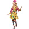 DEGUISE TOI Costume clown donna con cappello rosa - Multicolore - M/L