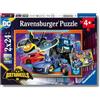 Ravensburger - Puzzle Bambini 4 Anni 2x24 Pezzi, Batwheels - Puzzle 4 Anni, Batwheels, Include 2 Puzzle 24 Pezzi, Giochi Educativi, Idee Regalo