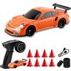 Vefacion Mini RC Drift Car in scala 1:43, 2,4 GHz, 15 km/h, auto da corsa sportiva ad alta velocità, telecomandata, con luce, per ragazzi, ragazze e adulti, regalo