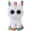 TY - Peluche - Beanie Boos - Unicorno - Pixy - Multicolor - Occhioni, zampine, Orecchie e Corno Arcobaleno Glitter - Il Morbido Pupazzo con Gli Occhi Grandi Scintillanti - 15 Cm - 36852