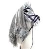 HORSE & toys Hobby Horse - Cavallo hobby grande A3 (cavallo su un bastone) completo di finimenti come da foto (Silver Run)