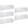 Seprendi Trasparente acrilico Poker Chip Rack con coperchio/Casino Chip Tray con coperchio, tiene 100 chip ciascuno
