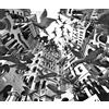WDZFF Puzzle 1000 Pezzi - M C Eschers Paintings Art Geometrys - Black Or White - Pezzi Di Puzzle Irregolari Difficili - Gioco Di Sfida Per Adulti Kq231Zp