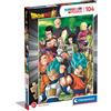 Clementoni - 25750 - Supercolor Puzzle - Dragon Ball - 104 Pezzi - Puzzle Bambini 6 Anni, Puzzle Cartoni Animati, Puzzle Supereroi - Made In Italy