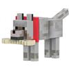 Mattel MINECRAFT Diamond Collection - Personaggio d'azione Wolf con giunti mobili e accessori personalizzati per collezionisti e appassionati dell'unico mondo di pixel, circa 14 cm, HLN41