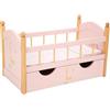 ARIAS - Letto in legno con cassetto della collezione Nature. Include un cuscino e un copriletto coordinato. Dimensioni: 52,5 x 29,50 x 32 cm. Giocattolo Bambini +3 anni (ARI21584)