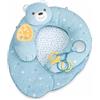 Chicco - Gioco Nido di Coccole, Morbido Cuscino 3 in 1, con Musica e Luce, Lavabile in Lavatrice, Azzurro, 0 Mesi +