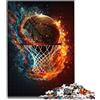 SYUNFEI Puzzle per bambini, basket, multicolore, puzzle per adulti, 1000 puzzle, 26 x 38 cm, puzzle di carta per adulti e bambini, divertimento per tutta la famiglia