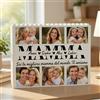 VEELU Puzzle Personalizzato con Foto - Festa del Mamma Regali - Mattoncini Costruzione Personalizzato con Blocchi - Personalizzato Idea Regalo per Mamma (stile 6)