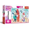 Trefl - Disney Minnie, Minnie a Colori - Puzzle 30 Pezzi - Puzzle Colorato con gli Eroi della Fiaba, Intrattenimento Creativo, Gioco per Bambini a Partire dai 3 anni
