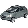 Generisch Welly Modello Auto Compatibile con Hyundai Tucson IX Argento 2° generazione 2009-2015 ca 1/34-1/39 Metal Model Auto Die Cast 43718