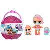 L.O.L. Surprise!- LOL Glitter Colour Change Pearl Surprise 6 Sorprese-Include Bambola e sorellina, Abiti, Accessori e Palline effervescenti-da Collezionare-età: 4+ Anni-Viola, Colore, 119005EUC