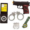 Funidelia | Kit da Poliziotto per Bambino - Poliziotto, Agente di Polizia, FBI, Professioni - Nero, Accessorio per Costume