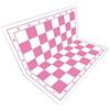 schach queen SchachQueen - Dimensioni Scacchiera plastica Campo 57 Millimetri Rosa/Bianco