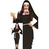 CARTOON Travestimento da suora zombie per adulti vestito halloween carnenale feste a tema cosplay