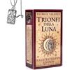 Generico Illustrated Pips Edition - Mazzo di tarocchi tascabile per principianti con collana - Design unico, facile da usare