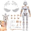 Generic Action Figure Già Assembly, Set di figure Titan Stop Motion stampate in 3D, T 13 Figure di modello stampate in 3D, T-13 Robot Movable Anime Stop Motion, per collezionisti Home Des