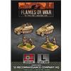 Flames of War GBX153 SS Reconnaissance Company HQ Armoured