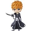 Banpresto, Figura Q Posket Ichigo Kurosaki Bleach, Thousand Year Blood War Vol.2 14 cm, Multicolore BP88249
