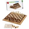 Dal Negro 53481 - Scacchi Dama, Pieghevole, Legno