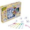 CRAYOLA Washimals Pets - Baby Pets Nursery, Set con 5 Cuccioli, 6 Pennarelli Lavabili, Spazzolina, Ambientazione Asilo Nido dei Cuccioli, Gioco e Regalo per Bambini, da 3 Anni