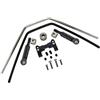 GPM Aluminium Front Or Rear Sway Bar Mount with Linkage And Wire for Traxxas 1/8 4WD Sledge Monster Truck 95076-4 - 15Pc Set Black