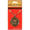 amscan- Pirate Compass Medallion Collana, Oro, Taglia unica, 846351