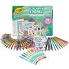 Crayola - Colours of Kindess, Valigetta dei Colori, 70 pezzi +, Pennarelli, Pastelli a Cera, Matite, Fogli da Colorare, Stickers, Regalo Creativo per Bambini e Bambine, da 4 anni, 04-2941