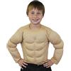 I LOVE FANCY DRESS LTD bambini finta petto muscoloso - PERFETTO HALLOWEEN ACCESSORIO COSTUME O PER Supereroe Costume - misura standard e XL - Disponibile in 6 colori: Beige/ pelle, Marrone, Nero, Verde, Rosso, Blu