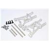 EPTNNASO CrazyRacer Braccio Sospensione Posteriore Alluminio -1pr Argento Per HPI WR8 Ken Block Flux 107900