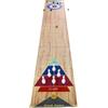 Kozivmo Shuffleboard - Set da gioco per famiglia e bambini, gioco di curling per serate in famiglia, compleanni, appuntamenti di gioco, tappetino da gioco portatile in tessuto non tessuto