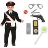 Pegasus Costume Agente forze armate miliari vestito carabiniere travestimento carnevale (3/4 anni)