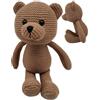 Generic Orsetto All'uncinetto - Morbido Peluche, Amico Di Peluche A Di Animale | Peluche A Di Animale Lavorato A Maglia, Giocattolo Per Bambini Per Cameretta, Arredamento Camera Da Letto, Compagno