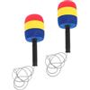 FRCOLOR Martello di Spugna 2 Pezzi per Bambini, Giocattolo Leggero in Plastica Ergonomico per Giochi di Picchiare Durante Feste e attività Familiari