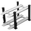 Oshhni Vetrina per parcheggio in Scala 1/64, espositore per modellini di Auto in Lega, Ornamento, vetrina per Collezione di Simulazione in Resina, Nero
