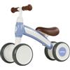 QPLAY Cavalcabile Cutey QPLAY Baby Walker Balance Bike Età 10-36 Mesi, Primi Passi per bambini di 1 anno, con 4 ruote senza pedali, regolabile e leggero, portata 20 kg (Blu)